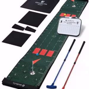 GIRAFFYCO Golf Putting Mat Set, Indoor Golf Game for Family, Party & Office